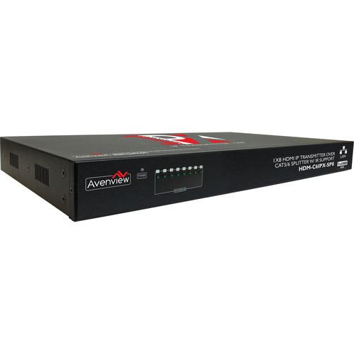 Avenview 8-Port HDMI LAN Splitter over Cat5 6 with IR