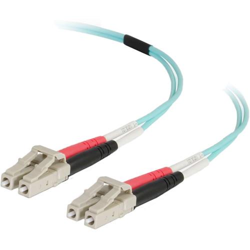 C2G 50 125 LC Male to LC Male Multimode Fiber Optic OM4 Cable