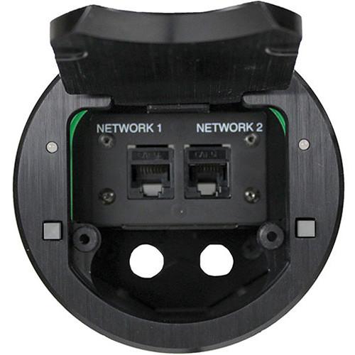 FSR T3-IPS-2B Two-Space IPS Table Box with Two Cable Pull-Through Brackets, Two Buttons & Two LEDs