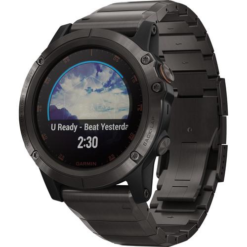 Garmin fenix 5X Plus Sapphire Edition Multi-Sport Training GPS Watch