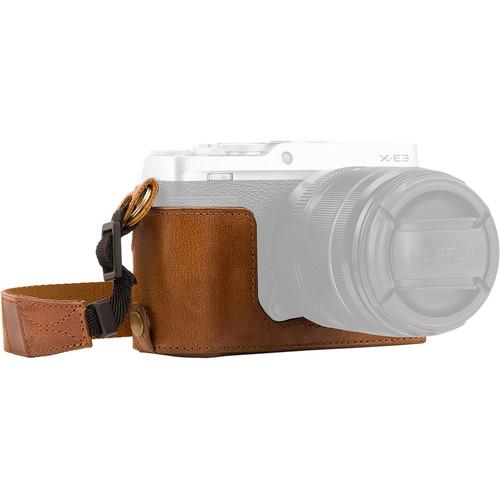 MegaGear Ever Ready Leather Half Case and Strap for Fujifilm X-E3