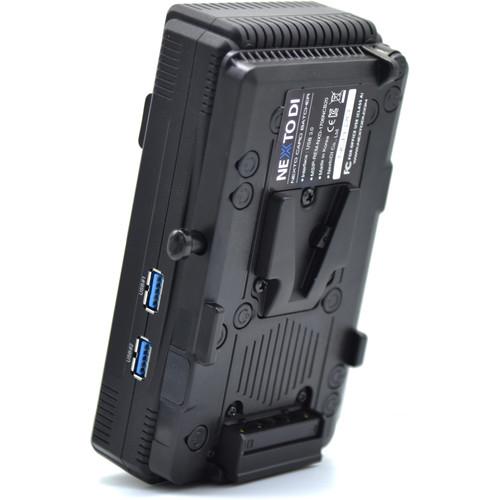 NEXTO DI Ncb-20-SD With V-Mount Battery Bracket Option Installed