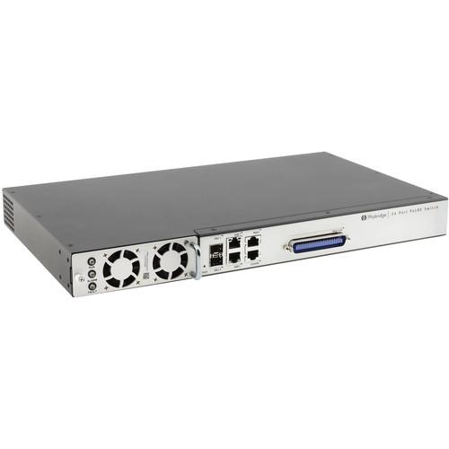 NVT PHYBRIDGE PoLRE 24-Port Ethernet PoE Managed Switch over Single Pair of Wire