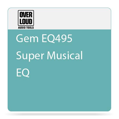 Overloud Gem EQ495 Super Musical EQ - Parametric Equalizer Plug-In