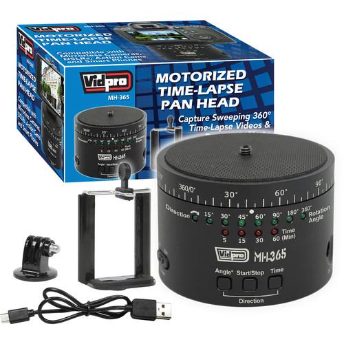 Vidpro MH-365 Motorized Time-Lapse Pan Head