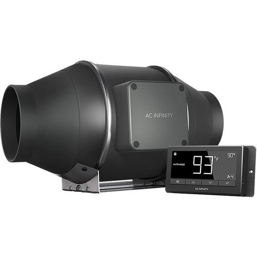 AC Infinity CLOUDLINE T4 Quiet Inline Mixed-Flow Duct Fan System