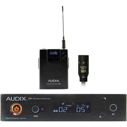 Audix AP41 Performance Series Single-Channel Bodypack Wireless System with ADX10 Lavalier Condenser Microphone