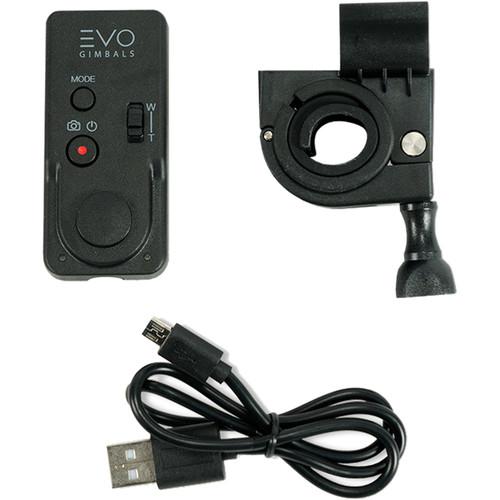 EVO Gimbals WR-Gen2 Wireless Remote with Micro USB Cable and Mounting Clamp