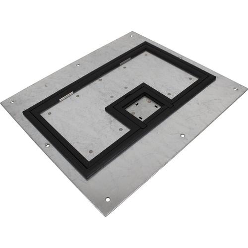 FSR FL-600P Cover with 1 4"Painted Carpet Flange - Black