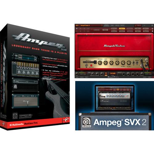IK Multimedia Ampeg SVX 2 Power DUO Bundle - Guitar & Bass Amplifier and Cabinet Emulation Software