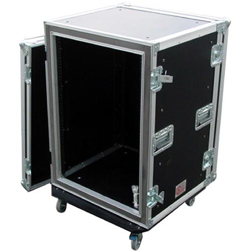 Pro Cases 18U Shock Mountcombo Rack W Casters