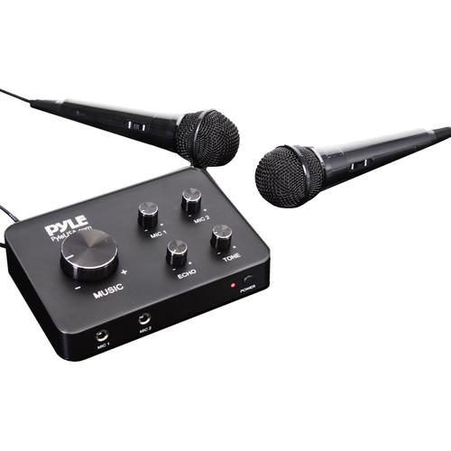 Pyle Pro PDWMKRHD20 Home Theater Karaoke Wired Microphone System