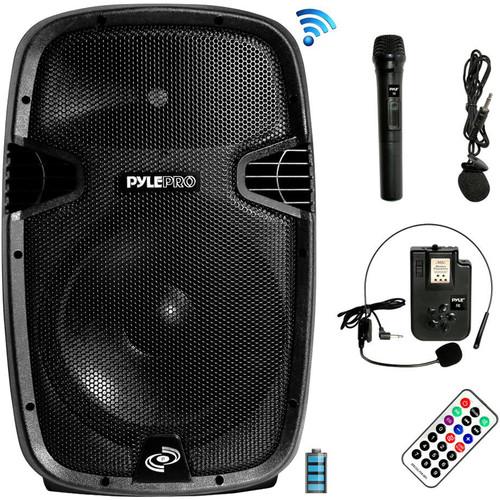 Pyle Pro PPHP1241WMU Portable 12" 2-Way 1000W Wireless and Bluetooth-Enabled PA System