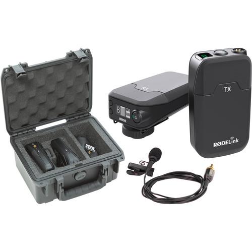 Rode RODELink Filmmaker Kit Digital Camera-Mount Wireless Omni Lavalier Microphone System with Case Kit