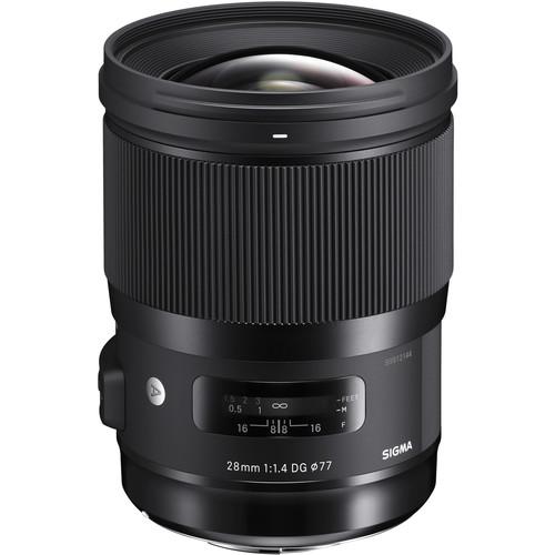Sigma 28mm f 1.4 DG HSM Art Lens for Nikon F