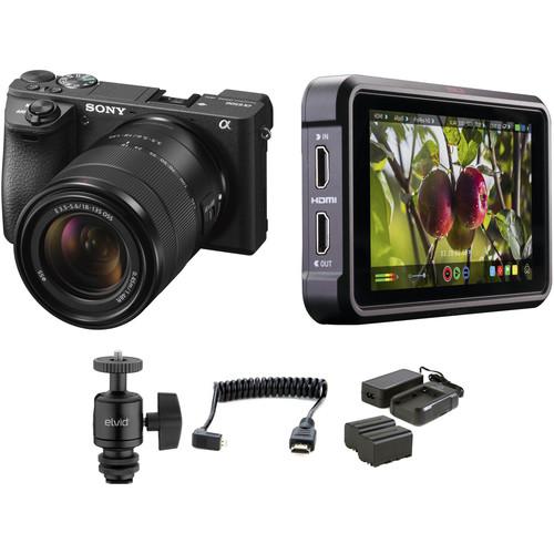 Sony Alpha a6500 Mirrorless Digital Camera with 18-135mm Lens HDR Filmmaker Kit