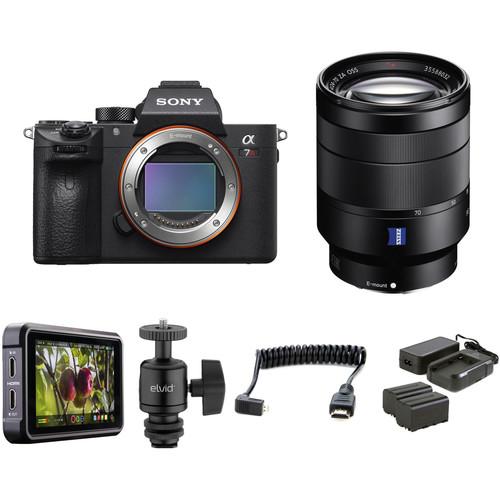 Sony Alpha a7R III Mirrorless Digital Camera with 24-70mm f 4 Lens HDR Filmmaker Kit