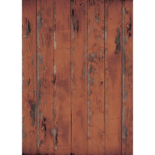 Westcott Distressed Wood Matte Vinyl Backdrop with Grommets
