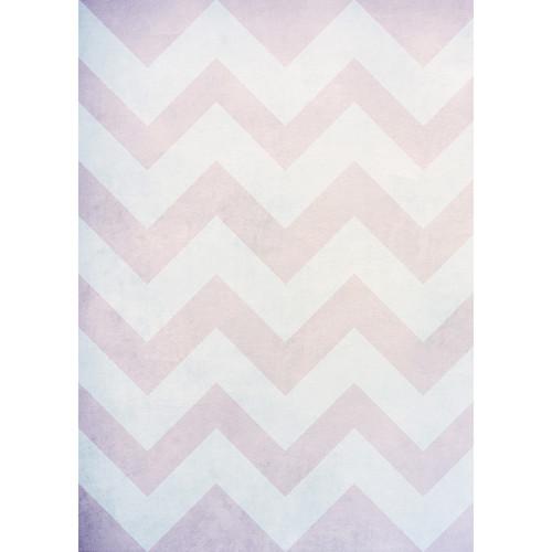 Westcott Washed Chevron Art Canvas Backdrop with Grommets