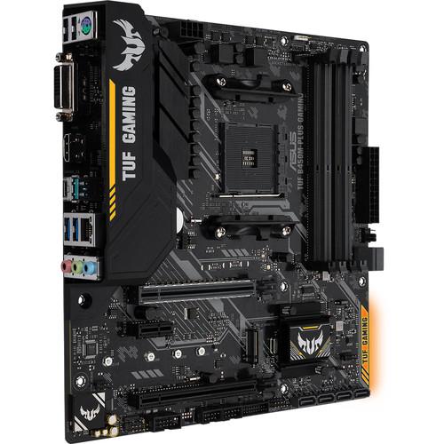 ASUS TUF B450M-Plus Gaming AM4 Micro-ATX Motherboard