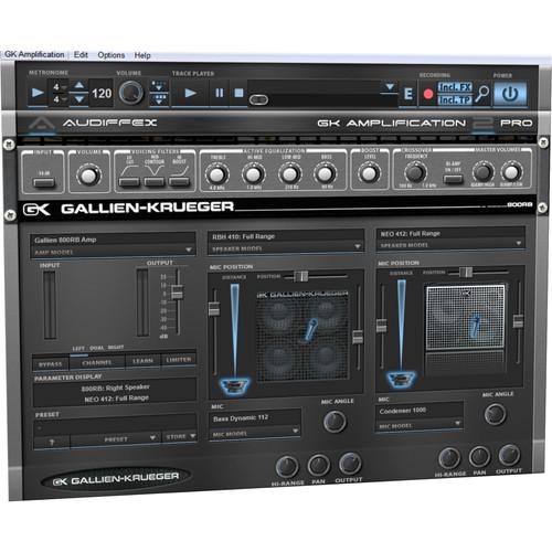 AUDIFIED GK Amplification 2 Pro - Bass Amplifier Emulation Plug-In