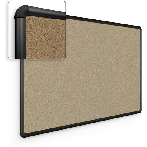 Best Rite Splash-Cork Tackboard with Black Presidential Trim
