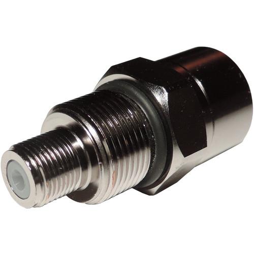 CableTronix Pin Connector to F Female Cap Converter