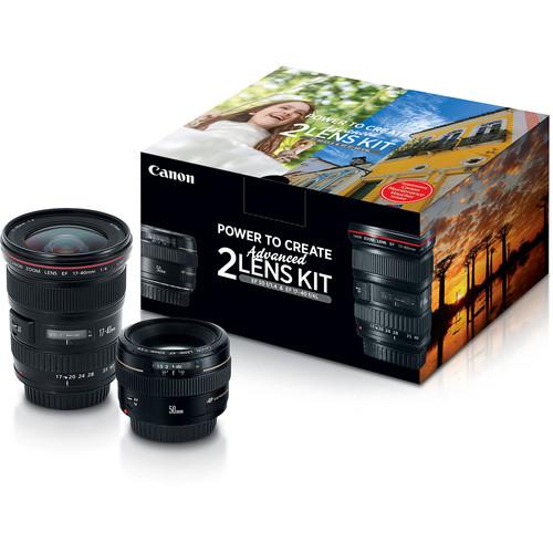 Canon Advanced 2 Lens Kit with 50mm f 1.4 and 17-40mm f 4L Lenses