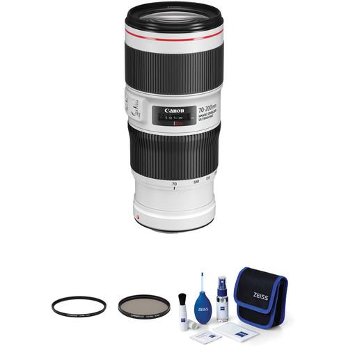 Canon EF 70-200mm f 4L IS II USM Lens with Accessories Kit