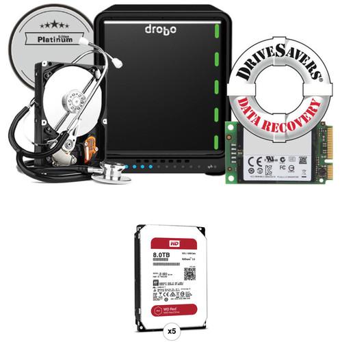 Drobo 5N2 40TB 5-Bay NAS Enclosure Kit with WD NAS Drives