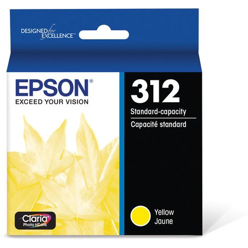 Epson T312 Yellow Claria Photo HD Ink Cartridge with Sensormatic