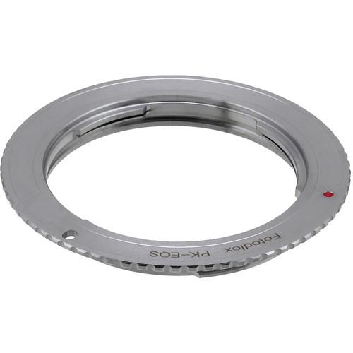FotodioX Lens Mount Adapter with Generation v10 Focus Confirmation Chip for Pentax K-Mount Lens to Canon EF or EF-S Mount Camera