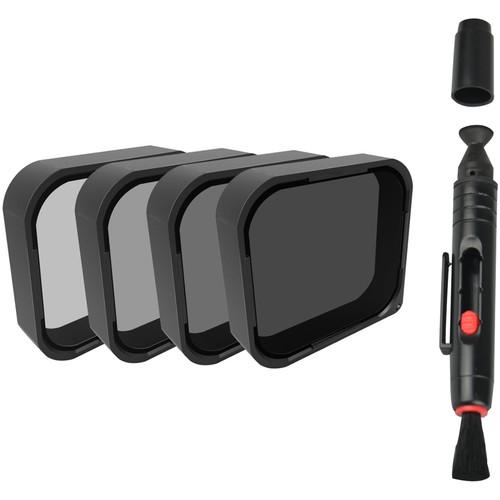 Freewell ND4, ND8, ND16, and ND32 ND Filter Kit for GoPro HERO5 Black & HERO 6 Black