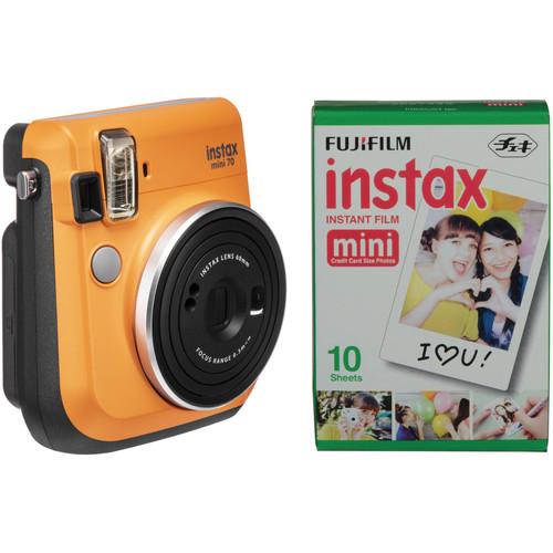 FUJIFILM INSTAX Mini 70 Instant Film Camera with Single Pack of Film Kit