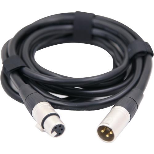 Fxlion 24V Skypower 3-Pin XLR male to 4-Pin XLR female for 24V Skypower LED lights