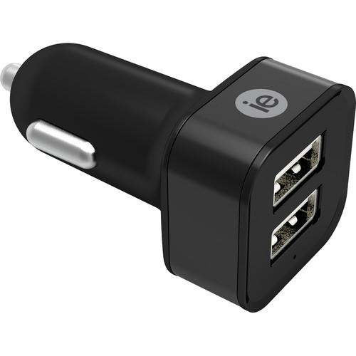 iEssentials 2.4A Dual USB Type-A Port Car Charger