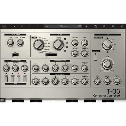 IK Multimedia Syntronik T-03 - Virtual Synthesizer Plug-In