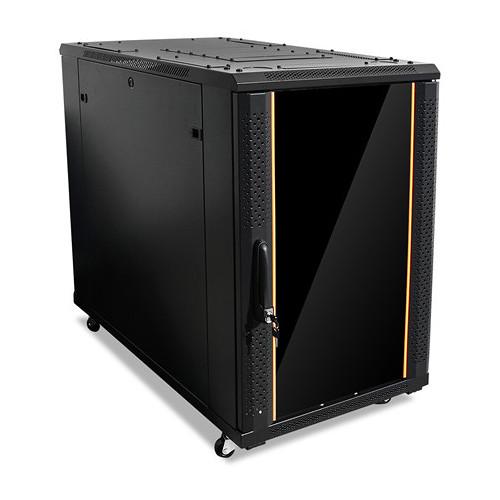 iStarUSA Claytek WNG1810-KBR1U Knock-Down Server Cabinet with 1 RU Sliding Drawer