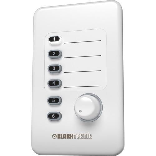 Klark Teknik CP8000UL Volume and Source Selection Wall Plate Remote Control for DM8000 Audio Processor
