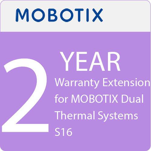 MOBOTIX 2-Year Warranty Extension for MOBOTIX Dual Thermal Systems S16