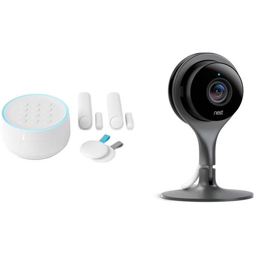 Nest Secure Alarm System Starter Pack & Indoor Security Camera Kit