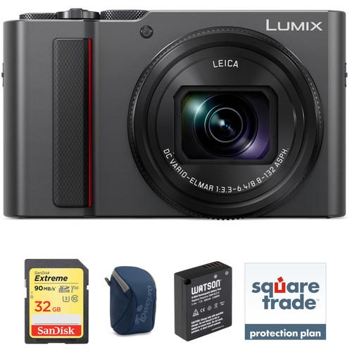 Panasonic Lumix DC-ZS200 Digital Camera Deluxe Kit