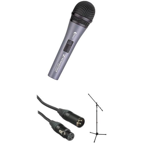 Sennheiser e 825-S Dynamic Vocal Microphone with Stand and Cable Kit