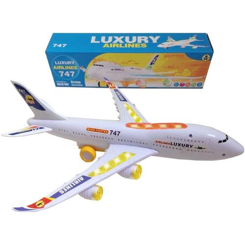 Top Race Toyze Bump-and-Go Boeing 747 Toy Airplane