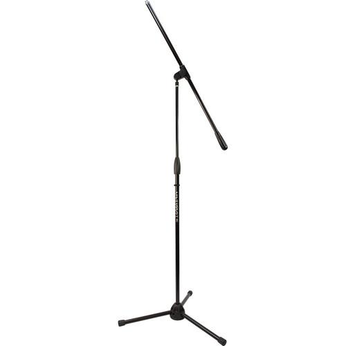 Ultimate Support PRO-R-T-F Pro Series R Mic Stand with 1 4-Turn Clutch, Plastic Tripod Base Standard Height Fixed Boom