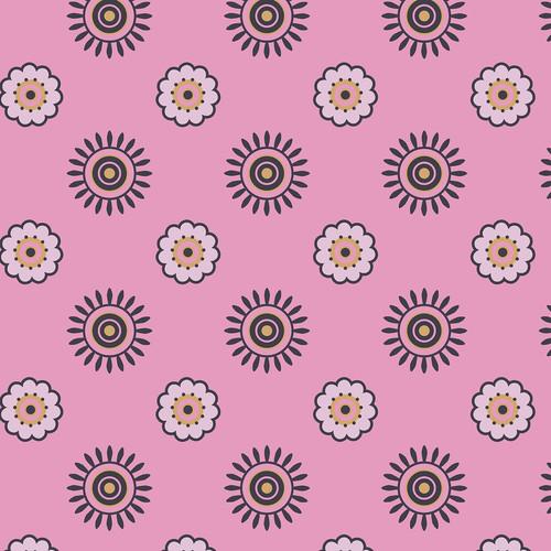 Westcott Ditsy Daisy Matte Vinyl Backdrop with Hook-and-Loop Attachment