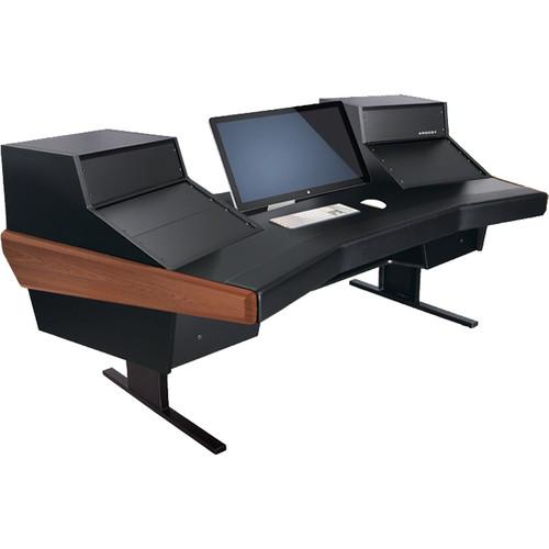 Argosy Dual 15 Workstation Desk with Two DR847 Front 12 RU & Rear 7 RU