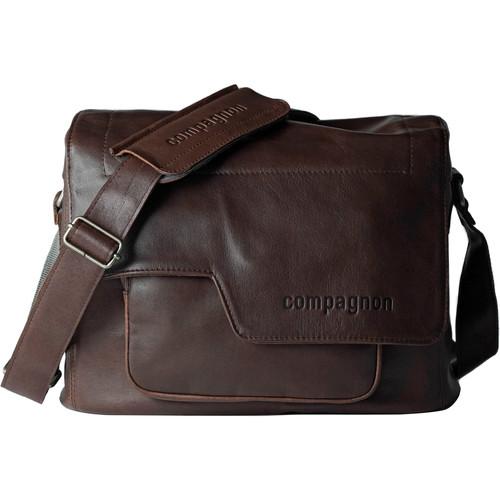 compagnon "the medium messenger" Leather Camera Bag