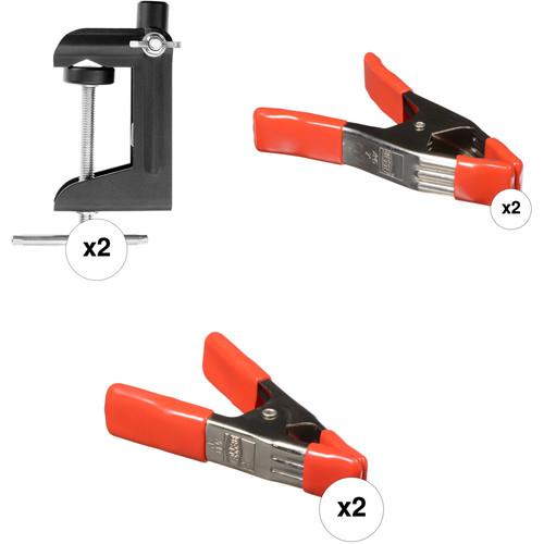 Impact Small C-Clamp and Metal Spring Clamp Kit
