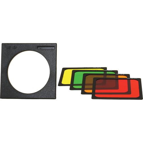LEE Filters 4x4" Black & White Polyester Filter Set with Gel Snap Holder